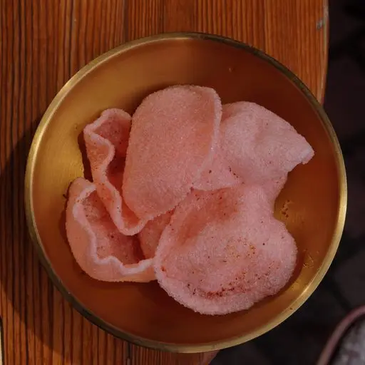 Serviervorschlag für Krabbenchips
