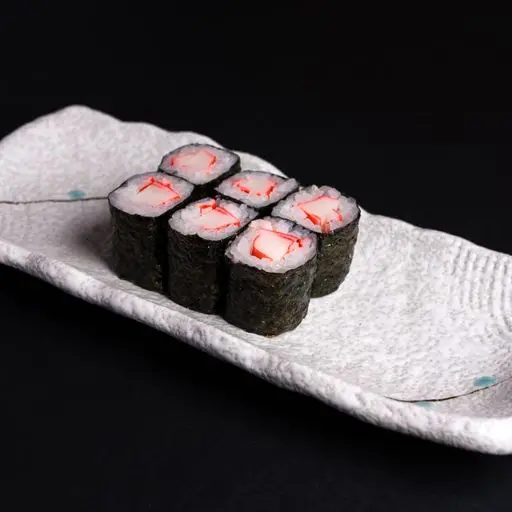 Serviervorschlag für Maki Surimi