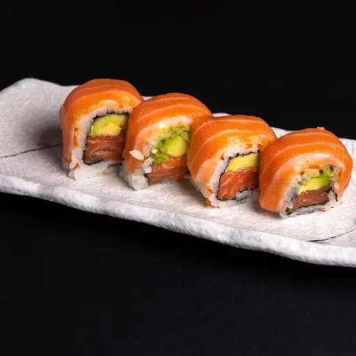 Serviervorschlag für Rainbow Lachs