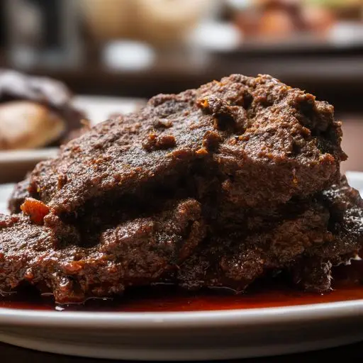 Serviervorschlag für Rindfleisch mit Thai-Curry, Kokosmilch (scharf)