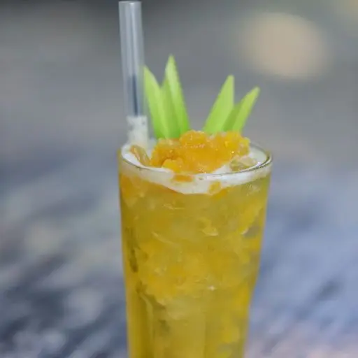 Serviervorschlag für Mango Grüntee